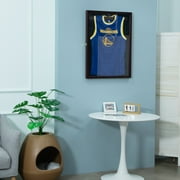 XGeek Jersey Frame Display Case for Baseball Basketball Football Hockey Sport Shirt and Uniform, Dark Brown