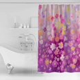 Shower Curtain Waterproof for Bathroom 72x72 Inch, Watercolor Spring