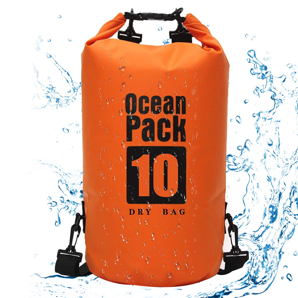 10L Outdoor Waterproof Storage Dry Sack Bag Pouch Boating Kayaking Hiking Beach. 
