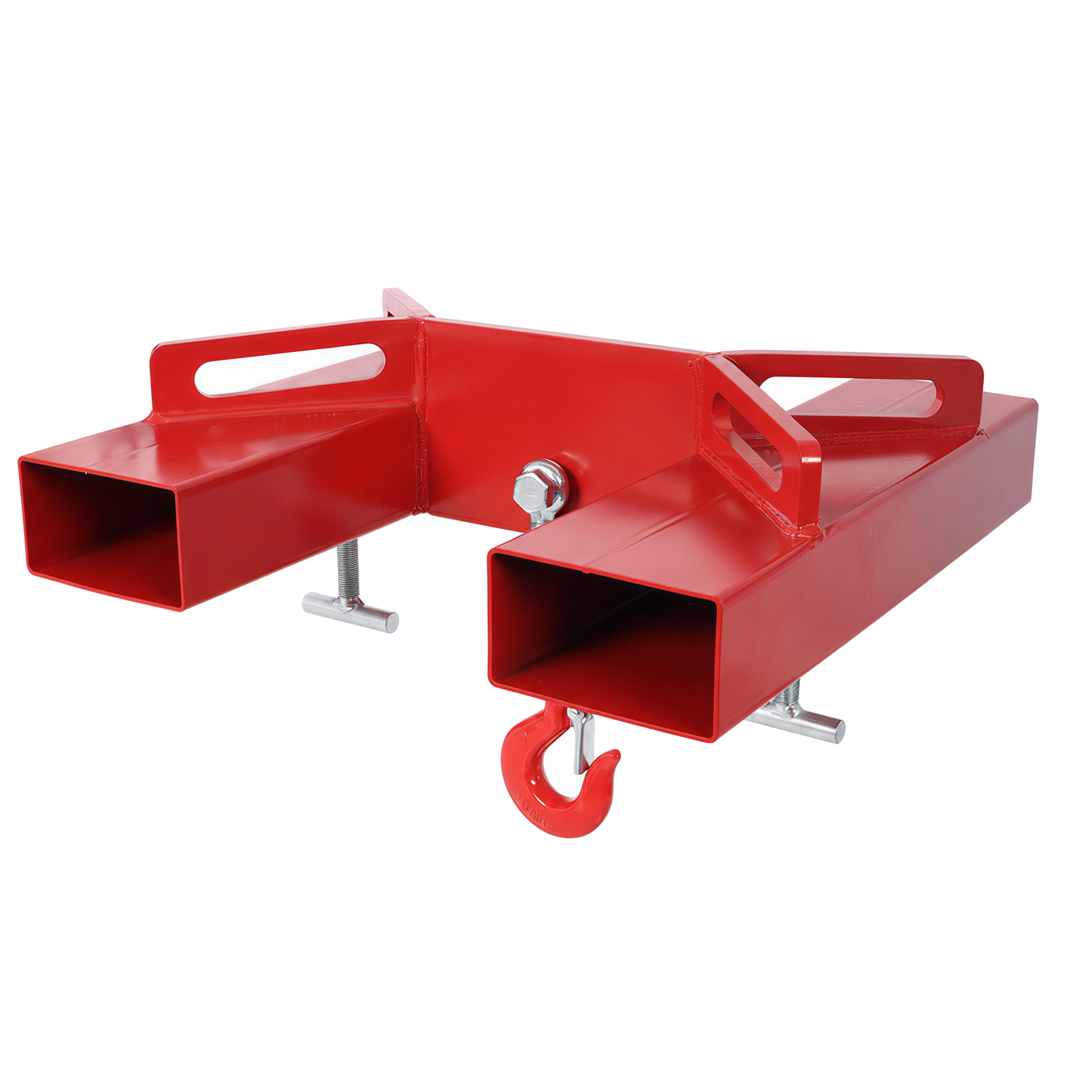 Forklift Lifting Hook Attachment, 6600 LB Capacity, 360° Swivel Hook, Tool-Free Mounting, Universal Fit
