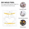 thumbnail image 4 of Raindrops Transparent Plastic Candle DIY Mold for Home Easy to Use and Safe Perfect for Gifts 1 Set, 4 of 6
