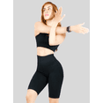 thumbnail image 2 of Short Deportivo de Mujer Malabis Negro Stretch Texturizado Push Up, 2 of 5