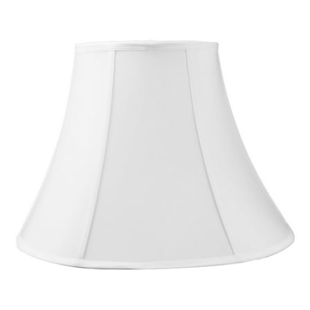 9x18x13.5" SLIP UNO FITTER White Bell Shantung Lampshade