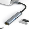 thumbnail image 1 of NARABB Three In One Docking Station USB Multi Port Expander Headphone High-speed Hub Laptop Docking Station, 1 of 9