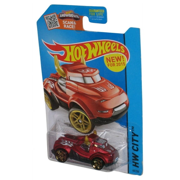 Hot Wheels HW City (2015) Red Steer Clear Die-Cast Toy Car 40/250