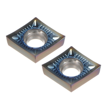 

Uxcell Carbide Turning Inserts CCGT120402-AK CNC Lathe Indexable for SCFC Series Holder 2packs