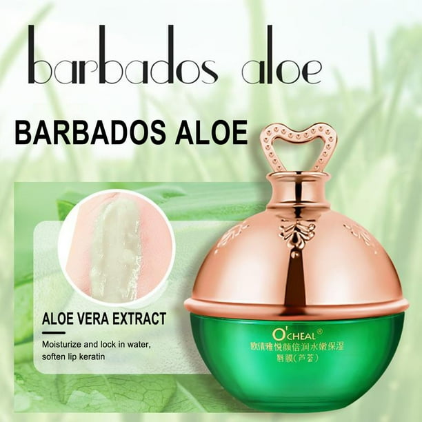 Xihbxyly Mascarilla Labial de Melocotón, Bálsamo Nutritivo de Aloe, Tratamiento Exfoliante con Vitamina C, Mascarilla Hidratante para Dormir, Hidratación Nocturna, para Todo Tipo de Piel, Fórmula Sin