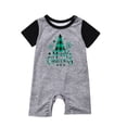 thumbnail image 5 of Awdenio Baby Christmas Pajamas for Family Xmas Matching Sets Short Sleeve Shirts and Plaid shorts Santa Christmas Tree Sleepwear Two-piece Sets, 5 of 8