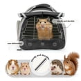 thumbnail image 4 of Portable Carrier Bag to Transport Small Animals like Guinea Pig, Hamster, Hedgehog, Bunny for Traveling and Vet Visit, 4 of 7