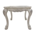 thumbnail image 2 of Benjara Ally 28" Side End Table- Aspen Wood- Classic Scrollwork- Polyresin, 2 of 5