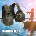 thumbnail image 4 of Chalecos de pesca de viaje al aire libre con múltiples bolsillos ajustables Chaleco de fotografía de malla, 4 of 7