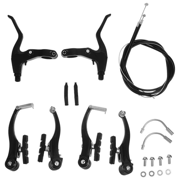 LEORX 1Set Convenient Aluminum Alloy Bike Brake Calipers with Noise Reduction