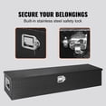 thumbnail image 4 of STAWAY Heavy Duty Aluminum Truck Bed Tool Box - 48"x15"x15" - Diamond Plate, Lockable, Waterproof, Easy Lift Handles - Perfect for Pickup, RV, Trailer Storage, 4 of 8