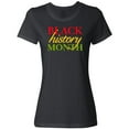 thumbnail image 3 of Inktastic Black History Month- Red, Green, Yellow Women's T-Shirt, 3 of 5