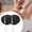 Black, variant on EHJRE 2Pcs Underarm Pad Armpit Washable Non Visible Gifts Reusable for Men Women Breathable Sweat Absorbing Armpit Sweat Pad Khaki