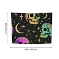 thumbnail image 3 of FCXZI Skull Stars Crescent Moon Tapestry Wall Art for Bedroom 40*30in, 3 of 6