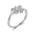 thumbnail image 3 of JewelersClub 0.925 Sterling Silver Accent White diamond Ring for Women | Diamonds for Everyday Womens Wear, 3 of 4