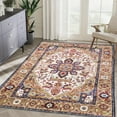 thumbnail image 5 of Hywell 8'x10' Vintage Bohemian Rug - Non-Slip Washable Carpet for Living Room, Bedroom, 5 of 6