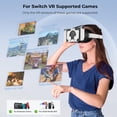 thumbnail image 3 of Casco de realidad virtual mejorado para Nintendo Switch y Switch OLED, lentes HD y diadema ajustables, kit de gafas 3D VR para accesorios de realidad virtual Switch, 3 of 6