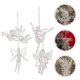 thumbnail image 2 of Acrylic Christmas Tree Ornaments Angel Design for Hanging 12Pcs Clear Decorations, 2 of 3