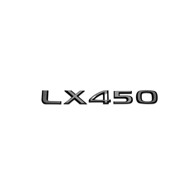 ZWEIP Glossy Black 3D ABS Letters Number LX450 LX470 LX570 Emblem For Lexus Car Trunk Logo Sticker Badge Accessories
