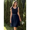 thumbnail image 2 of Dressystar Women Short Floral Lace Bridesmaid Dress Female Knee-Length Swing Party Dress, 2 of 10