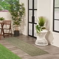 thumbnail image 2 of Nourison Tulum 2'2" x 8' Olive Indoor/Outdoor Rug, 2 of 6