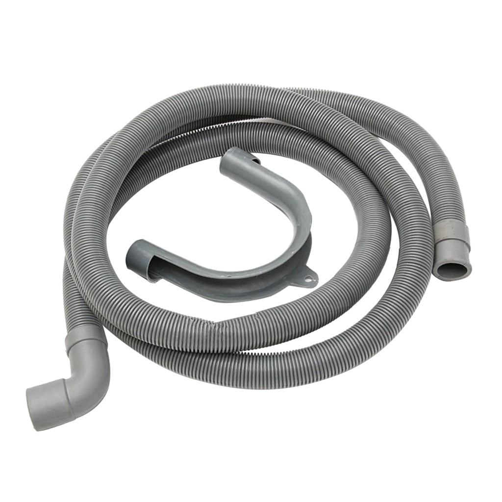 Universal Flexible Elbow Drain Hose Pipe With Bracket For Washer