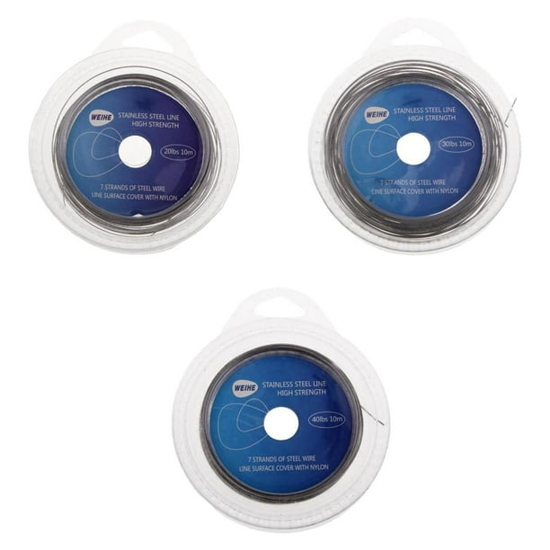 Línea Wire Leader Acero Inoxidable Trace 10m / shamjiam Líder de alambre de acero de pesca