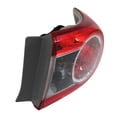 thumbnail image 5 of For Toyota Corolla 2011 2012 2013 Tail Light Assembly Passenger Side | Outer | Red/Clear Lens | Chrome Housing | Body Mounted | Replacement For TO2805111 | 8155002580, TYT1251BALS, 5 of 7