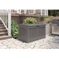 thumbnail image 2 of Suncast 50 gal Resin Deck Box with Seat – Weather-Resistant Outdoor Storage and Seating Solution - Stoney, 2 of 3