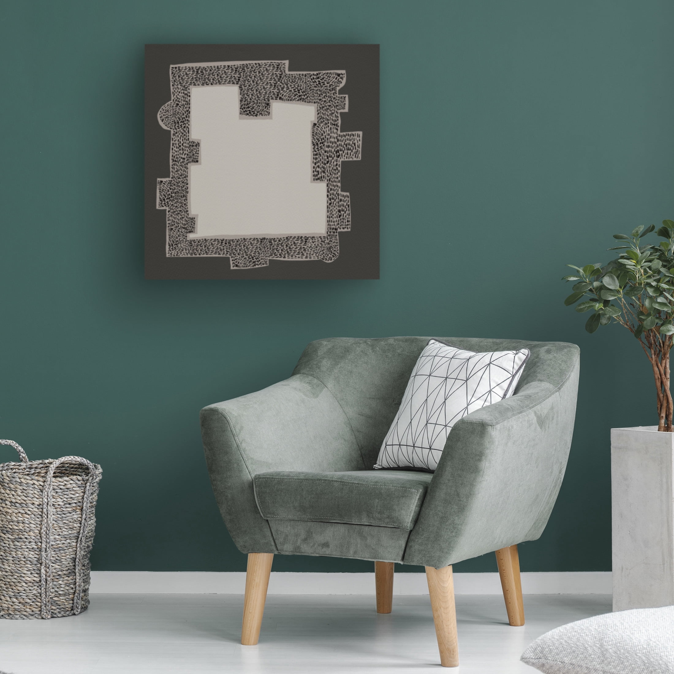 Trademark Fine Art Regina Moore  Neutral Stack II Canvas Wall Art