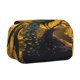 thumbnail image 1 of Disketp Elegant Gold Leaf Peacock Estuche de Lápices de Doble Capa con Tapa Abatible y Cremallera, Organizador Escolar para Adolescentes y Adultos, 1 of 7