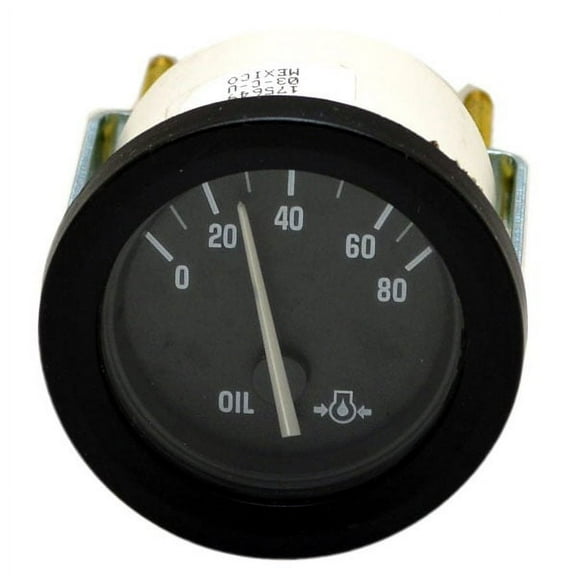 OMC Boat Oil Pressure Gauge 175649 | Four Winns 024-00856 Black 2 Inch