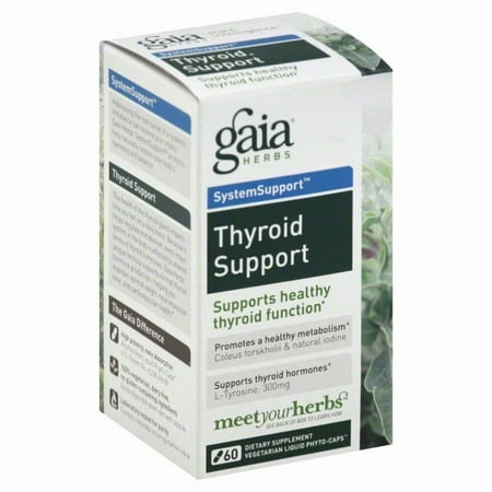 Gaia Herbs Thyroid Support - 60 Capsules