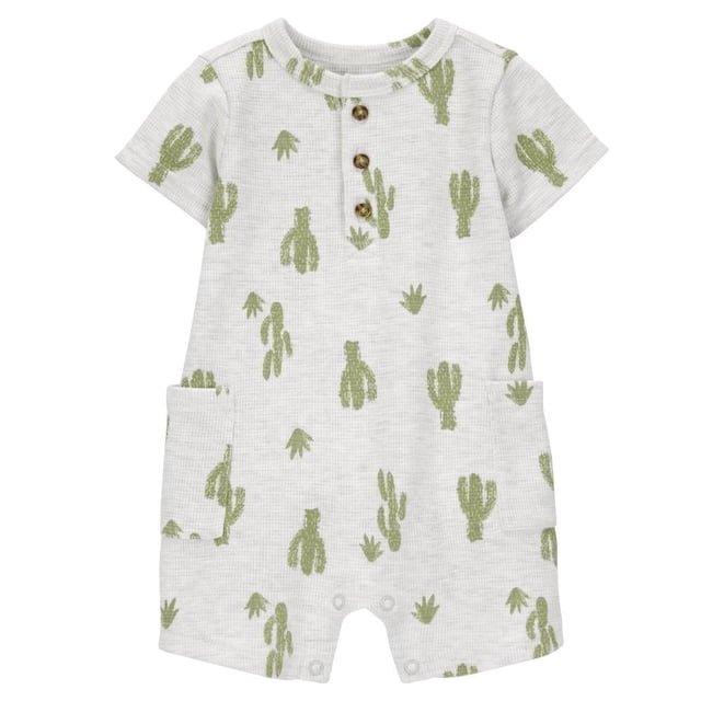 Romper Carter's Child of Mine Para Bebé Niño 1 Pieza Estampado De Cactus