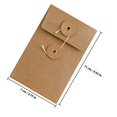 thumbnail image 2 of NIYANGLE 5pcs Kraft String Envelope for Cards Closure for Office Users, 2 of 7