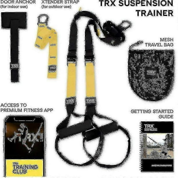 Trx All-in-one Suspension Trainer - Home-gym System For The Seasoned Gym Enthusiast, Includes Trx Training Club Access