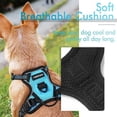 thumbnail image 3 of rabbitgoo Dog Harness  No-Pull Pet Harness with 2 Leash Clips  Adjustable Soft Padded Dog Vest  Reflective No-Choke Pet Oxford Vest with Easy Control Handle for Large Dogs Orange L, 3 of 9