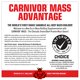 thumbnail image 3 of MuscleMeds Carnivor Mass Ganador de proteína de carne de vacuno anabólico, dulce de chocolate, 10,4 libras, marrón, 003679, 3 of 5