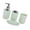 Morandi Green, variant on Modern White Bathroom Storage Set With Toothbrush Holder Soap Dish Dispenser Tray Plastic Organizers Set Of 4
