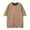 Coffee, variant on JLFKNG Mens Summer T-Shirts Oversized Suede T Shirts Simple Solid Color Breathable Loose Fit Short Sleeve Tee Shirt Comfy Mens Clothes