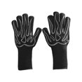 thumbnail image 2 of Nrmvnmi Thickened BBQ Gloves (Flame), 1472°F Heat Resistant Grill Gloves,14 inch Lengthen Fireproof Oven Gloves for Cooking,Non-Slip Fire Gloves for Grilling,Barbecue,Smoker,Baking,Frying, 2 of 6