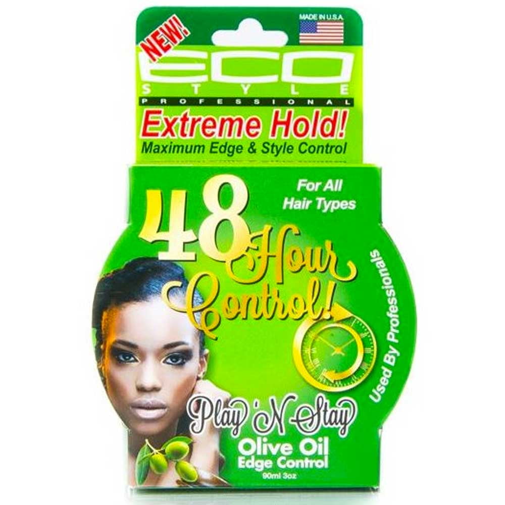 Eco Styler Play N Stay Edge Control Olive Oil 3 oz. * BEAUTY TALK LA