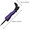 thumbnail image 2 of Fun Witch Leg Yard Stake For Halloween Decoration,Purple,13.38*5.9,Halloween, 2 of 8