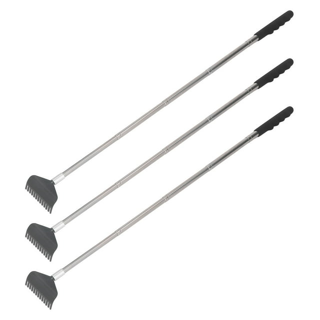 Herramienta para rascar la espalda Jadeshay 3 piezas Rascador de espalda de Acero inoxidable