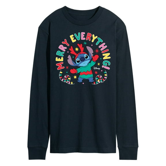 Lilo & Stitch - Merry Everything - Men's Long Sleeve T-Shirt