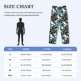 thumbnail image 6 of Kdxio Lilies Flowers Print Men's Sleep Pajama Pant Lounge Pants with Pockets, 6 of 8