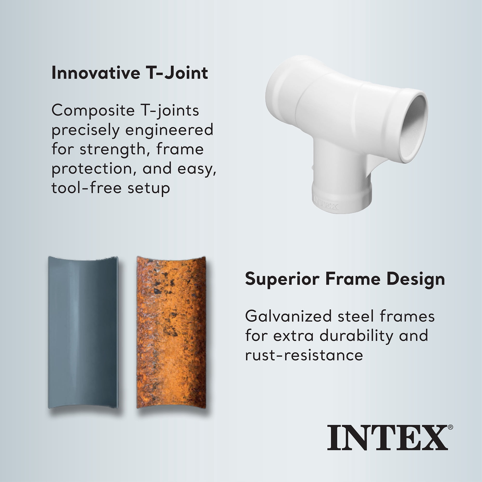 Intex Prism Frame Above Ground 18' x 48" Pool Set w/ 6 Replacement Filters