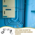 thumbnail image 3 of WASHWEPE 6 Pcs Pince de Fixation en U Durable pour Installation de Pipeline, 3 of 8